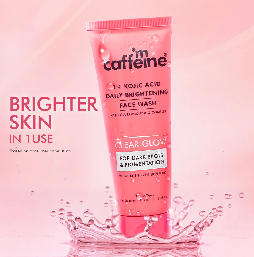 1% Kojic Acid & Glutathione Face Wash - MCaffeine